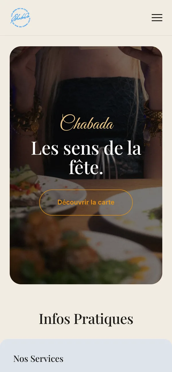 Mobile homepage