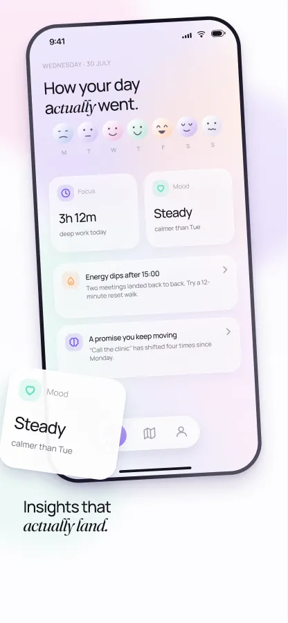 App Store shot 3, insights that actually land
