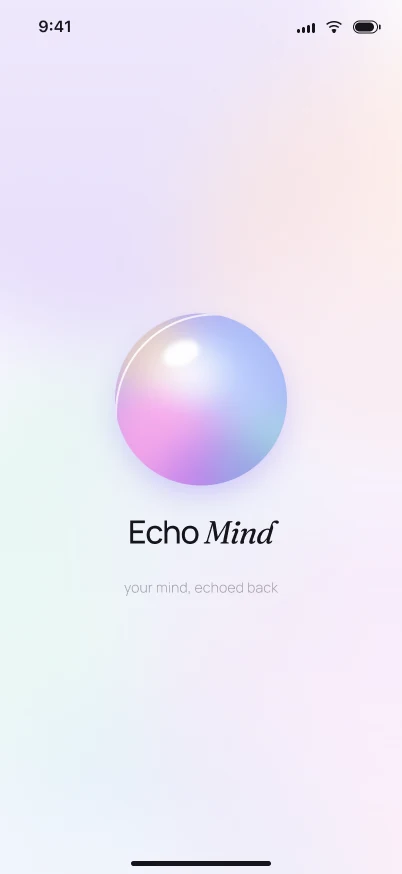 EchoMind splash screen