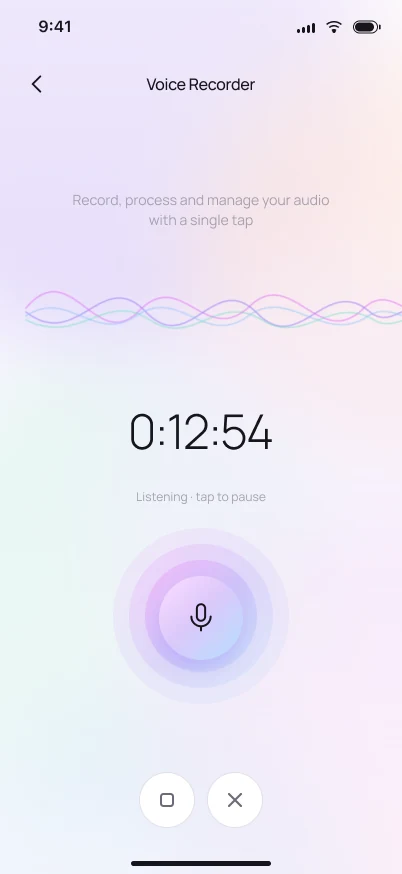 EchoMind voice recorder